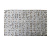 Viking Ritual Symbols Stylish KitchenTowel Benjamin Tate Design Brown One Size