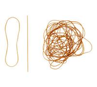 Viking Rubber Bands 150 x 1.5 mm Ø 100 mm Beige 500 g