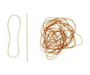 Viking Rubber Bands 150 x 1.5 mm Ø 100 mm Beige 500 g