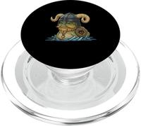 Viking Rubber Duck as Frog Vike Helmet Ruber Duckie PopSockets PopGrip for MagSafe