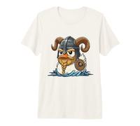 Viking Rubber Duck Goose Vike Helmet Ruber Duckie Premium T-Shirt