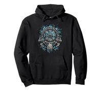 Viking Runes Nordic Culture Gifts Vikings Symbol Pullover Hoodie