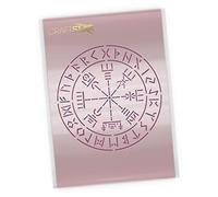 Viking Runic Compass Stencil - 12.5 x 12.5 cm -Vegvisir Symbol Template by CraftStar