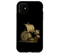 Viking Scotish Snail Celtic Longship Scarf Case for iPhone 11