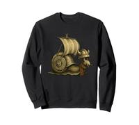 Viking Scotish Snail Celtic Longship Scarf Sweatshirt