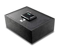 Viking Security Safe VS-14BL - Heavy Duty Top Opening Drawer Safe, Biometric Fingerprint Digital Safe Box with 500 DPI Sensor, Anti-Pry Steel Security Safe for Home, Small Safe for Valuables Storage