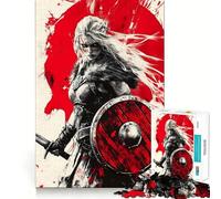 Viking Shieldmaid 1000 Piece Jigsaws Creative Skill Toy Tight Lock No Loose Pieces Bonding Activity for Loved Ones (50x75cm)