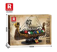 Viking Ship Building Blocks 2547pcs Toy High Quality