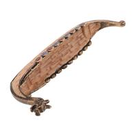 Viking Ship Resin Boat Figurine Decorative Ornament for Nautical Home | Rustic Vintage Styling, Refined Texture, Suitable for Mantelpieces, Display Cabinets, Bookshelves and Entryways, 255g
