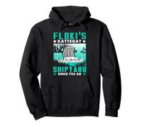 Viking Shipyard Longship Norse History Kattegat Voyage Art Pullover Hoodie