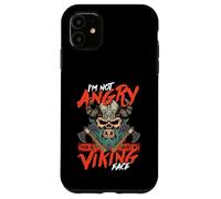 Viking Shirt For Men I'm Not Angry Case for iPhone 11
