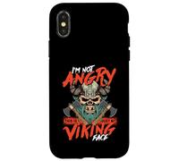Viking Shirt For Men I'm Not Angry Case for iPhone X/XS