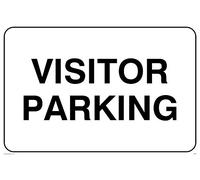 Viking Signs IA5476-A4L-1M "Visitor Parking" Sign, Plastic, 1 mm Semi-Rigid, 200 mm H x 300 mm W