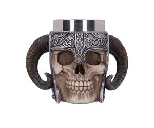 Viking Skull Helmet Tankard Historical Mug