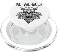 Viking Skull Til Valhalla Norse Mythology Warrior PopSockets PopGrip for MagSafe