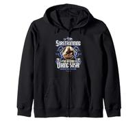 Viking Sushi Since 1348 Original Surströmming Zip Hoodie