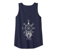 Viking Symbols - Ravens - Aegishjalmur - Vegvisir - Valknut Tank Top