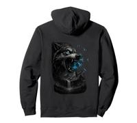 Viking T-Shirt Odins Wolves Geri & Freki Runes Wolf Pullover Hoodie
