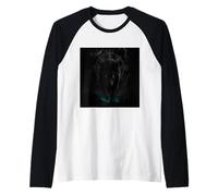 Viking T-Shirt Odins Wolves Geri & Freki Runes Wolf Raglan Baseball Tee