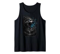 Viking T-Shirt Odins Wolves Geri & Freki Runes Wolf Tank Top