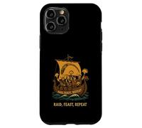 Viking Taco Raid Feast Repeat Norse Humor Case for iPhone 11 Pro