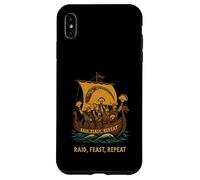 Viking Taco Raid Feast Repeat Norse Humor Case for iPhone XS Max