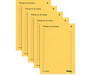 Viking Things To Do Pad A5 80 gsm Ruled 40 Sheets Pack of 5