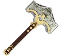 Viking Thor's Foam Hammer Cosplay God of War 50cm Prop Leviathan Storm Hammer Replica, Lightweight Norse Mythology Costume Weapon for Halloween, Conventions & Display