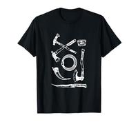 Viking Tools of War Design - Axes, Knives, and Ring Symbol T-Shirt