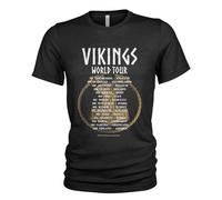 Viking Tour Viking World Tour Printed on Both Sides T-Shirt, black, XL