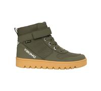 Viking Unisex Kid's Fleek Mid GTX 1v Walking Shoe, Olive, 13 UK