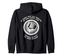 Viking Valhalla | Thor | Odin | Vikings Ragnar Zip Hoodie