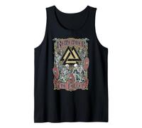 Viking Valknut Remember The Fallen Skeleton Warriors Tank Top