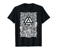 Viking Valknut Remember The Fallen Skeleton Warriors Value Graphic T-Shirt