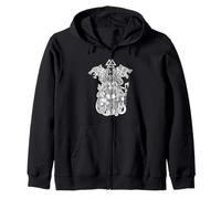 Viking Valkyrie Lagerta Shirt warrior Zip Hoodie