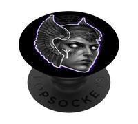 Viking Valkyrie Warrior Angel Rune Indigo PopSockets Adhesive PopGrip