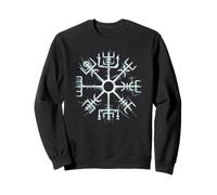 Viking Vegvisir Walhalla Runes Nordic Compass Sweatshirt