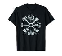 Viking Vegvisir Walhalla Runes Nordic Compass T-Shirt