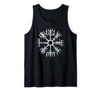 Viking Vegvisir Walhalla Runes Nordic Compass Tank Top