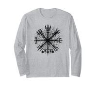 Viking Vegvisir Walhalla Signpost Nordic Compass Long Sleeve T-Shirt