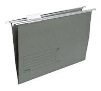 Viking Vertical Suspension File Foolscap V Base Green Pack of 50
