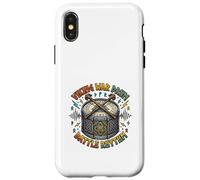 Viking War Drum Norse Battle Rhythm Symbol Case for iPhone X/XS