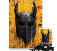 Viking War Helm 1000 Pieces Jigsaws Adults Puzzles Gifts Cognitive Skill Restful Activity Exact Cut Festive Gift (50x75cm)