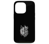 Viking Warrior and Wolf Fusion Norse Mythology Art Case for iPhone 13 Pro