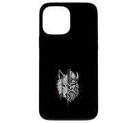 Viking Warrior and Wolf Fusion Norse Mythology Art Case for iPhone 13 Pro Max