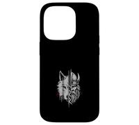 Viking Warrior and Wolf Fusion Norse Mythology Art Case for iPhone 14 Pro