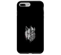 Viking Warrior and Wolf Fusion Norse Mythology Art Case for iPhone 7 Plus/8 Plus