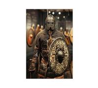 Viking Warrior Armour Art Print Canvas Poster Bedroom Decor Landscape Decor Gift 20x30inch(50x75cm)