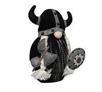 Viking Warrior Brave Plush Doll, Table Ornament Home Decor with Removable Weapons for Desks Bookshelves Living Rooms Offices Schools Christmas Decorations (26 * 21 * 10cm)