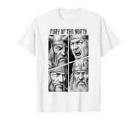 Viking Warrior Fury of The North Valhalla Warriors Value Graphic T-Shirt
